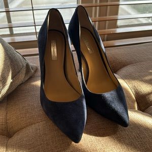 Blue suede BCBGeneration stilettos 7M/37